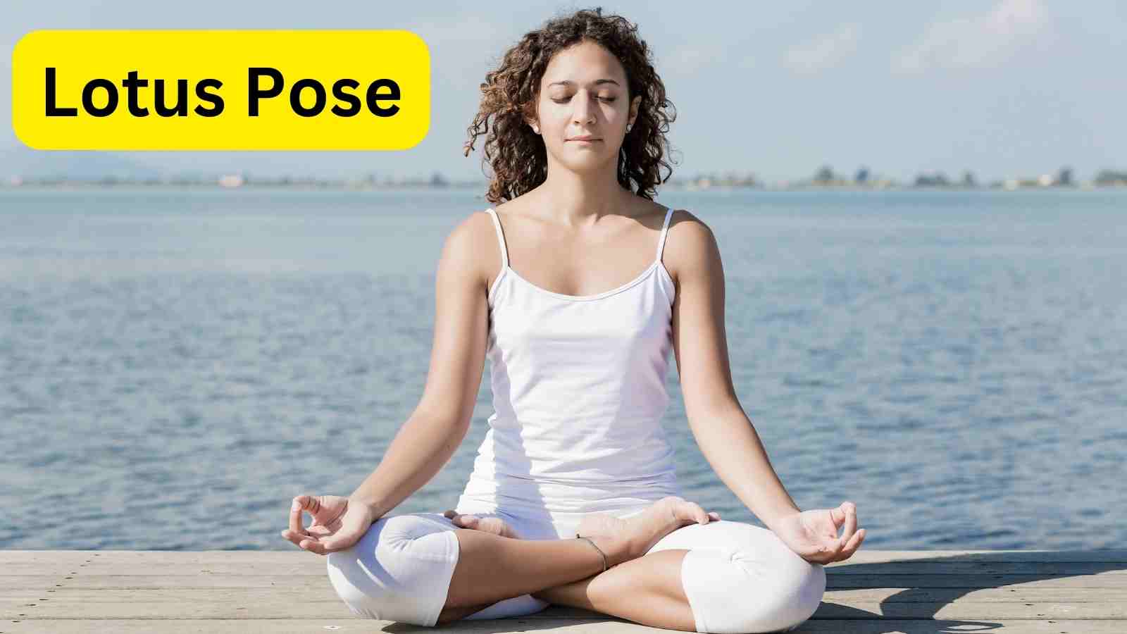 How To Do Lotus Pose Padmasana Position In Yoga Green Bookmark