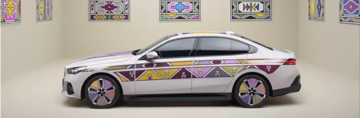 BMW i5 Flow NOSTOKANA: The Art Car That Changes Colors Like a Chameleon